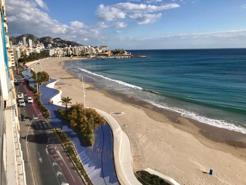 Los Fernandos, 1St Line Beachfront Poniente, 2 Bedroom Apartment Ocean Terrace Benidorm Exterior photo